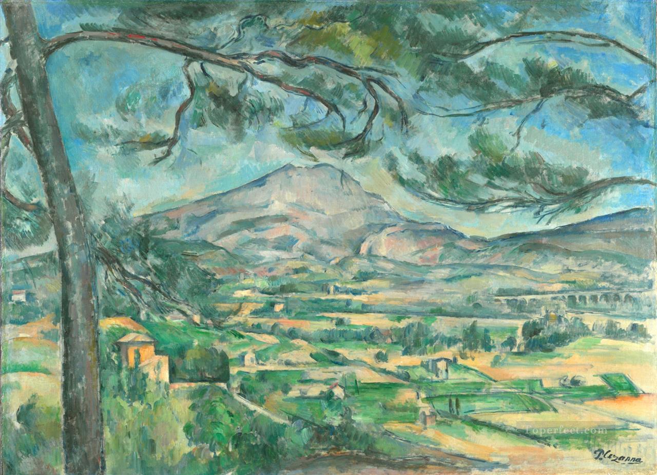 Mont Sainte Victoire 1887 Paul Cezanne Oil Paintings